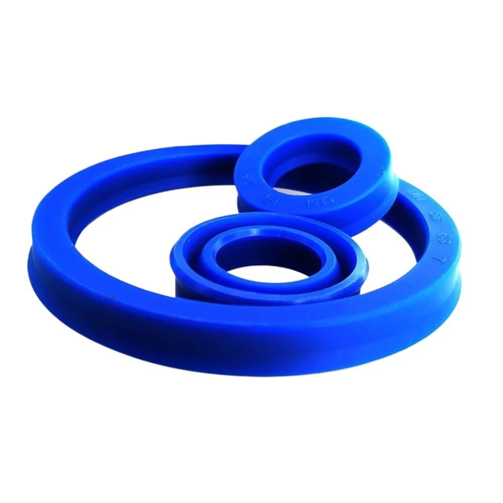 Guarnizione radiale dell'albero delle Nazioni Unite, Guarnizione idraulica in poliuretano da 10 pezzi 38 mm | Guarnizione for stelo pistone, 32 MPa, da -30 a 80 ℃, PU(38x45x5mm)