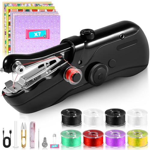 Berteen Handheld Sewing Machine, Mini Electric Sewing Machine for...