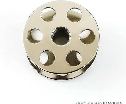 Blooy - 10 PCS B9117-563-000 Large Capacity Metal Bobbin Fit JUKI LU-563,1508,1510,1560,LH-1182,3188, 3578A, Brother B872, B875, DN-260-22, DN-265-22