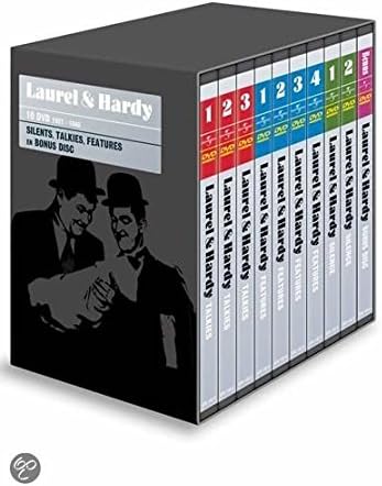 Laurel and Hardy - Complete Collection : Silents / Talkies / Features / +Bonus disc (18 DVD Box Set)