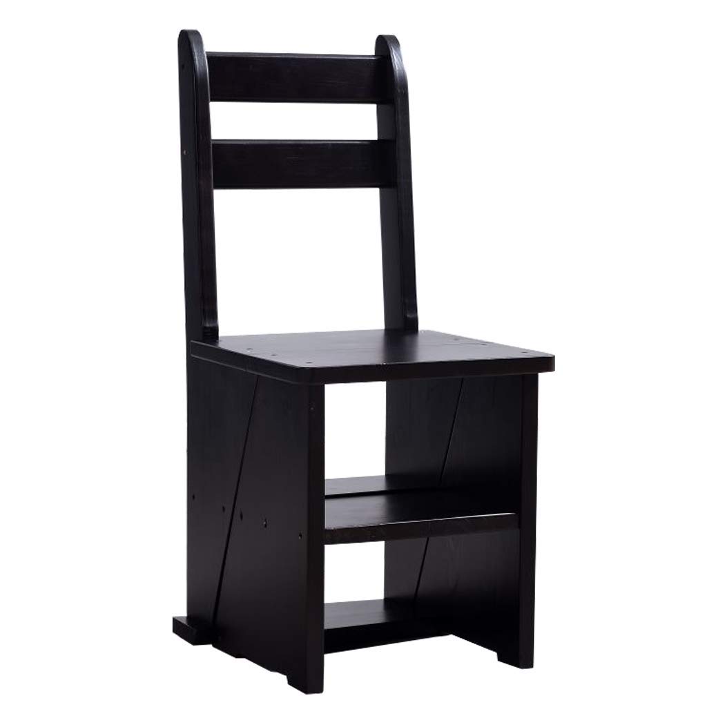 Silla de Escalera Plegable de madera maciza seleccionada, acabado robusto y elegante