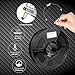 iSANGHU Carbon Fiber Nylon Filament 1.75mm, Low Moisture Sensitivity Enhanced PA6-CF 3D Printer Filament, Carbon Fiber Filament for Industrial Engineering Printing, 1kg(2.2lbs) Spool