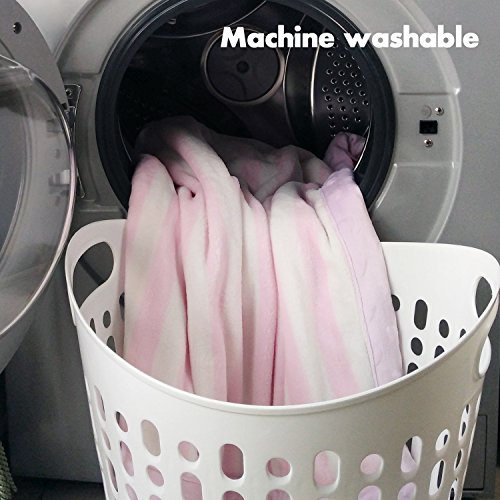 Thick Kids Fleece Blanket, 30"X39" Plush Flannel Throw For Children, Extra Soft &Warm &Cozy, Double Layer &Reversible &Anti-Pilling &Easy Care(Pink Heart) #TOP6