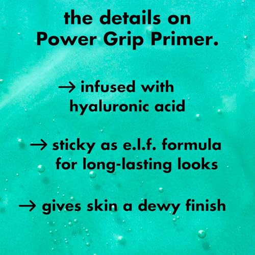 Image of e.l.f. Power Grip Primer, Gel-Based & Hydrating Face Primer for Smoothing Skin & Gripping Makeup, Moisturizing & Priming, Vegan & Cruelty-Free, 0.811 Fl Oz