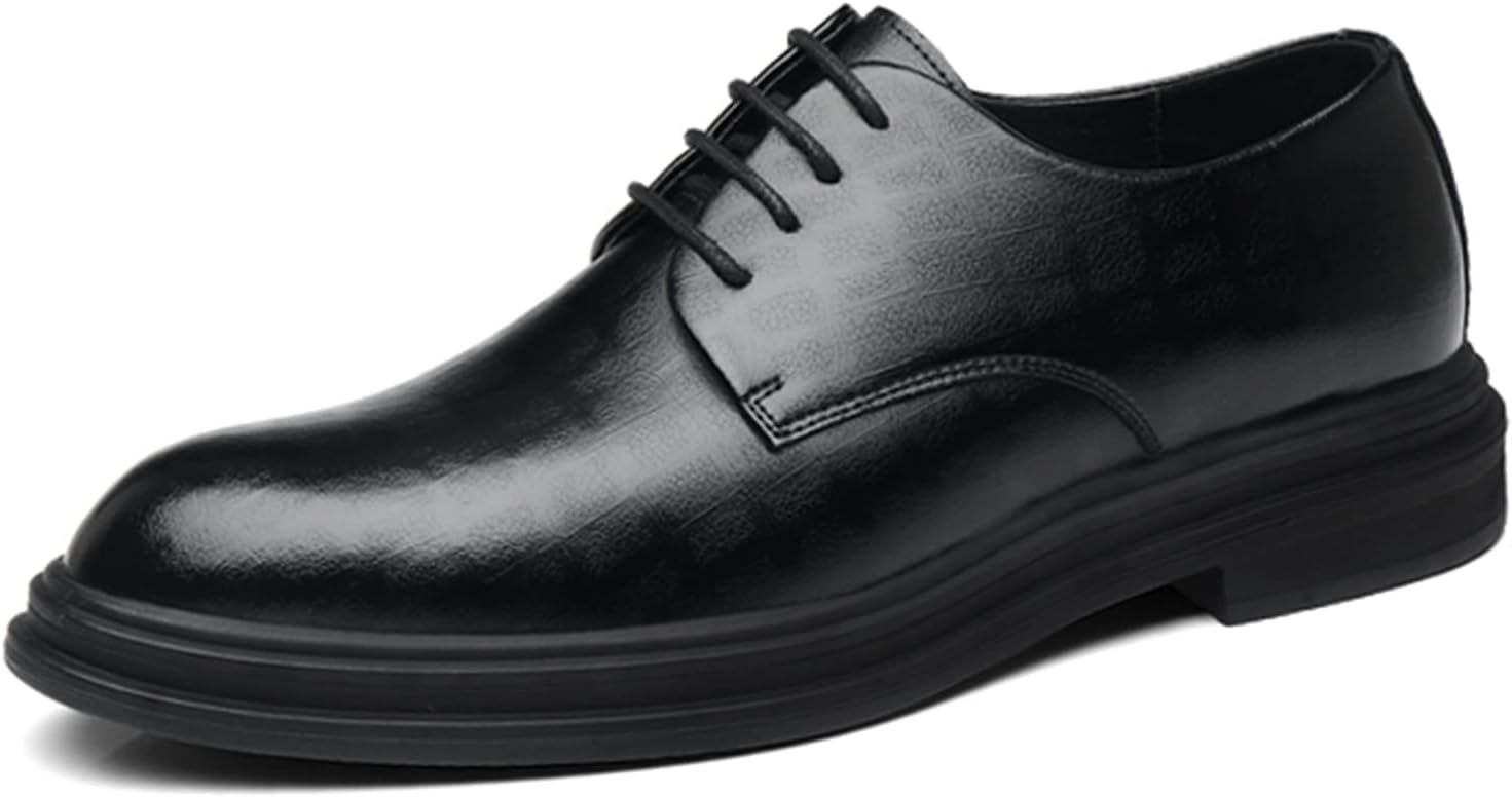 [J-WEWIN] ビジネスシューズ 革靴 メンズ 本革 黒 外羽根 ウォーキング ドレスシューズ レザーシューズ 紳士靴 おしゃれ