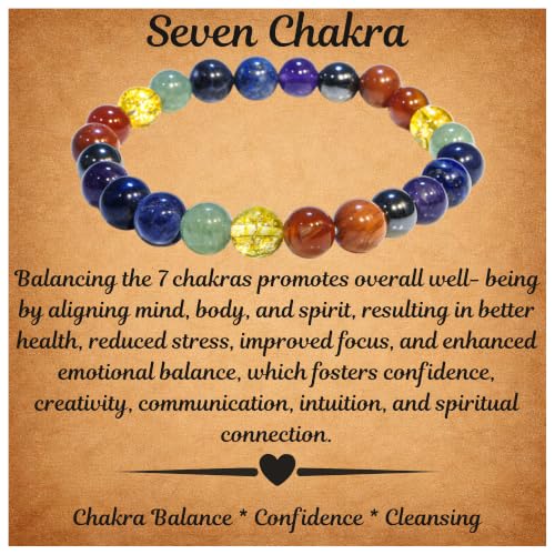 Image of ANAYA AGATE Healing Crystal Bracelet for Women and Men - 8mm Round Beaded Bracelet for Men and Women - Unisex Stretchy Gemstone Bracelet for Healing and Protection