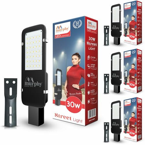Murphy LED 30W IP-65 BIS Approved Waterproof Outdoor Street Light...