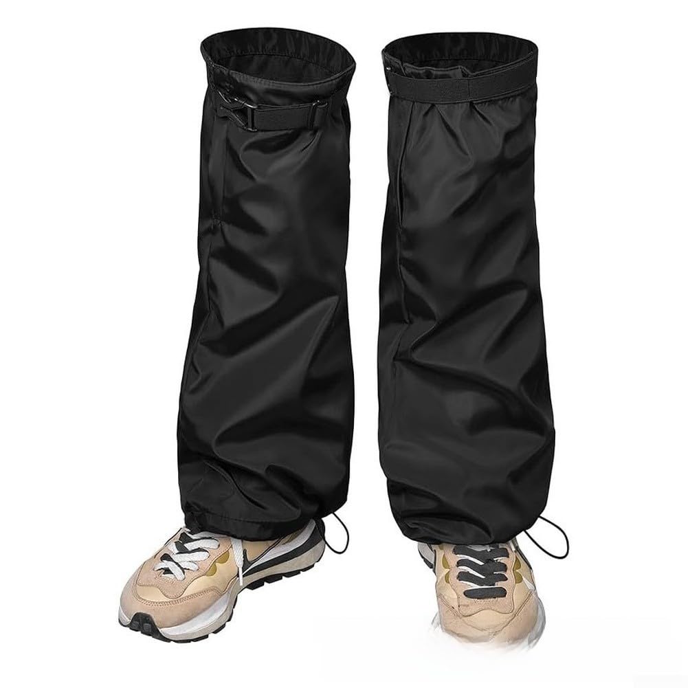 Protezioni per le gambe da giardino, in tessuto Oxford, regolabili, per decespugliatori e decespugliatori, con barriera impermeabile e cuciture rinforzate, lunghezza 56 cm (600D)