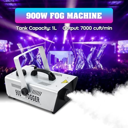Máquina de humo 900W con control remoto cableado miniatura 2