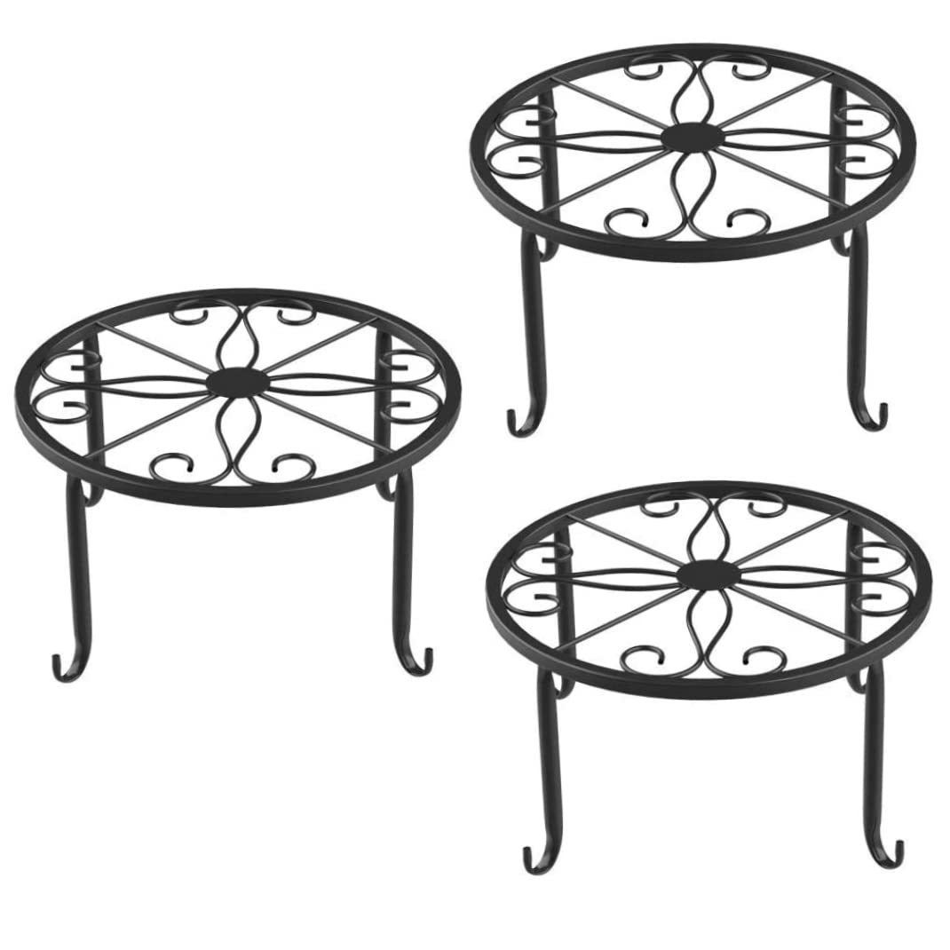 Conteneur de jardin et supports ronds pour créer un coin vert au balcon