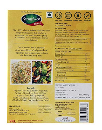 Image of fodd service india food service india Chef inchs Art Springburst Aromatic Mix -500 g