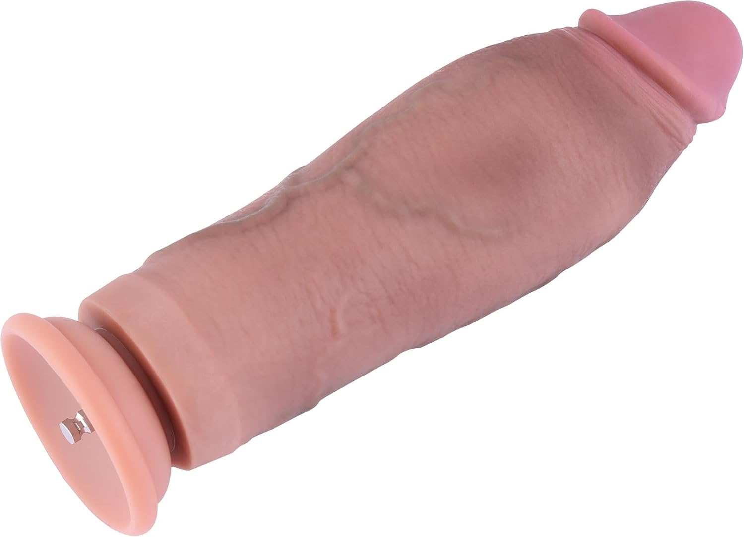 Hismith Gode réaliste pour machine à baiser, gode en silicone de 27,81 cm pour hommes et femmes, longueur insérable de 25,52 cm, gode à double densité avec système KlicLok, plug anal épais, sextoy