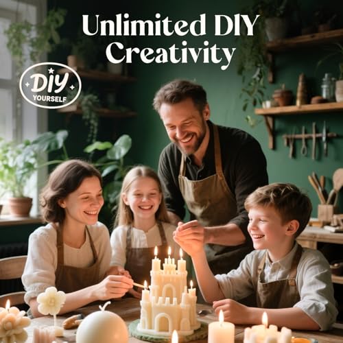 NORVENCE Beeswax Pellets 450g/2.2kg/4.5kg, Pure & Natural Yellow Beeswax for Candle Making, Lip Balm, Soap, Lotion, Creams and Candle Making Supplies – 450g - Image 6