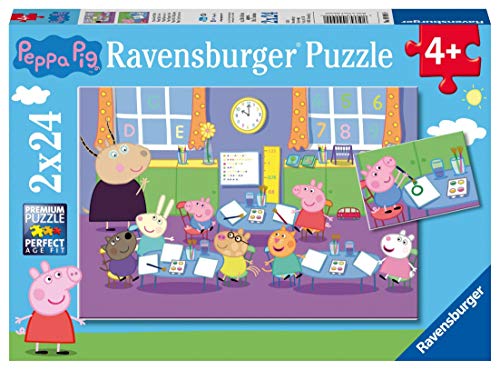 Ravensburger - 09099 - Puzzle - Peppa Pig - 2 x 24 pièces
