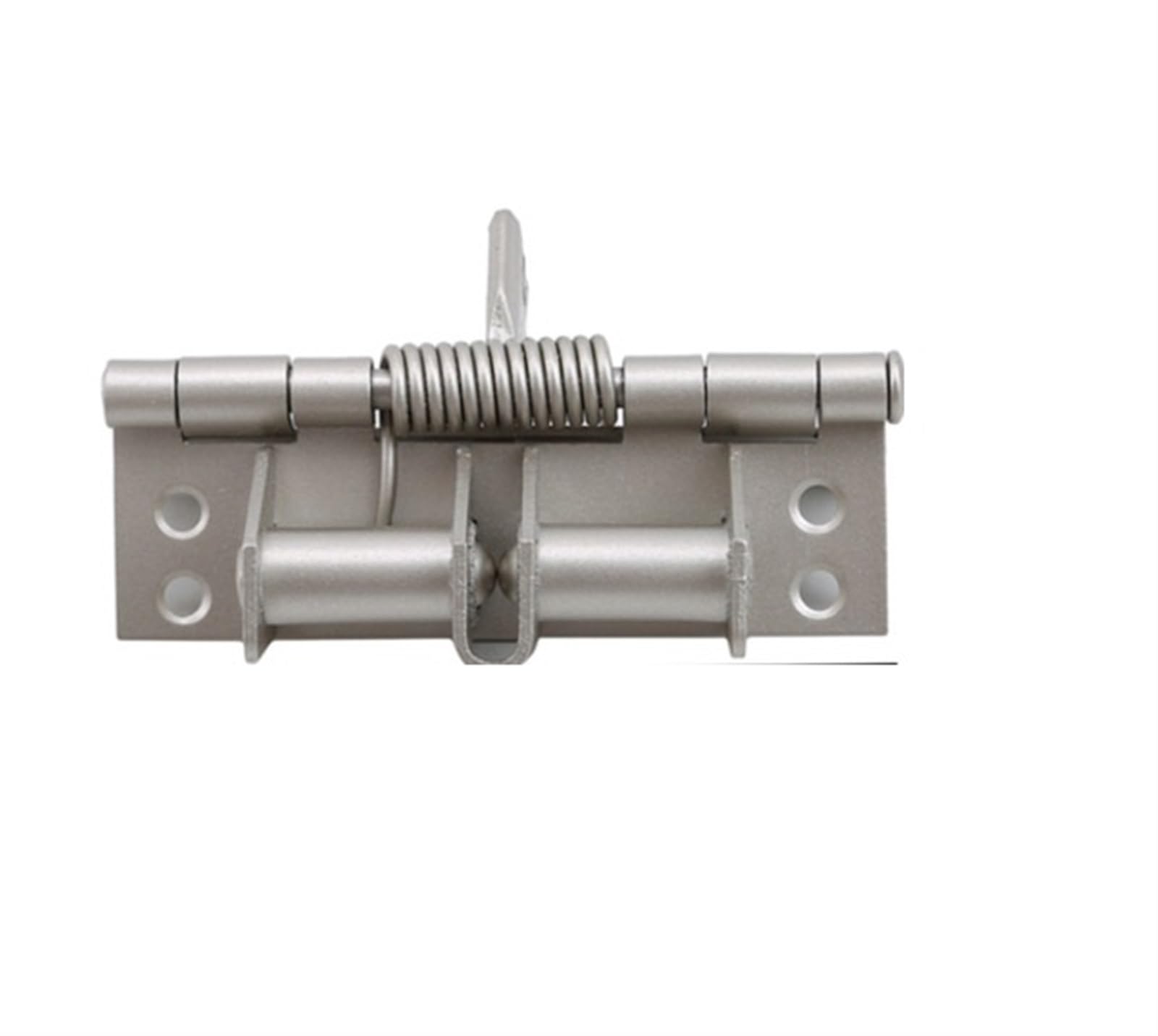 Flush Hinges Metal Automatic Closer Door Closing Hinge Adjust The Device Furniture Hardware(Silver)