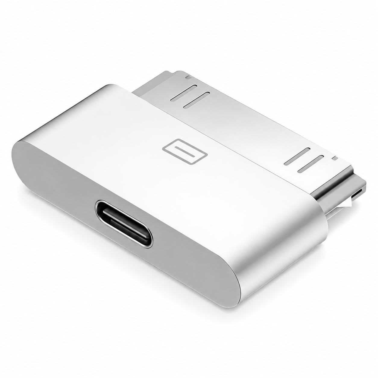USB-C to 30-Pin Adapter, USB-C Female to 30-Pin Male Charging & Data Sync Converter Compatible with iPhone 4/4S, iPad 1/2/3, iPod Classic, iPod Nano & iPod Touch-image-2