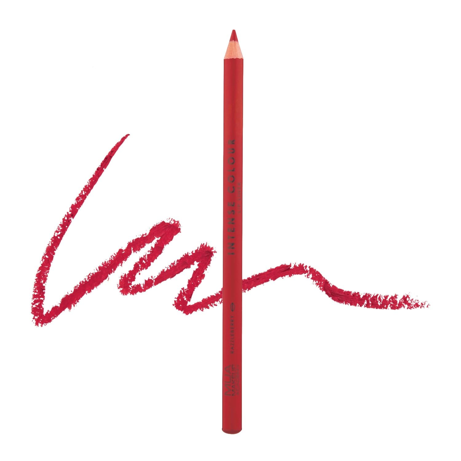 MUA Makeup Academy Intense Colour Lip Liner, Shade Razzleberry, Highly Pigmented & Precise Definition