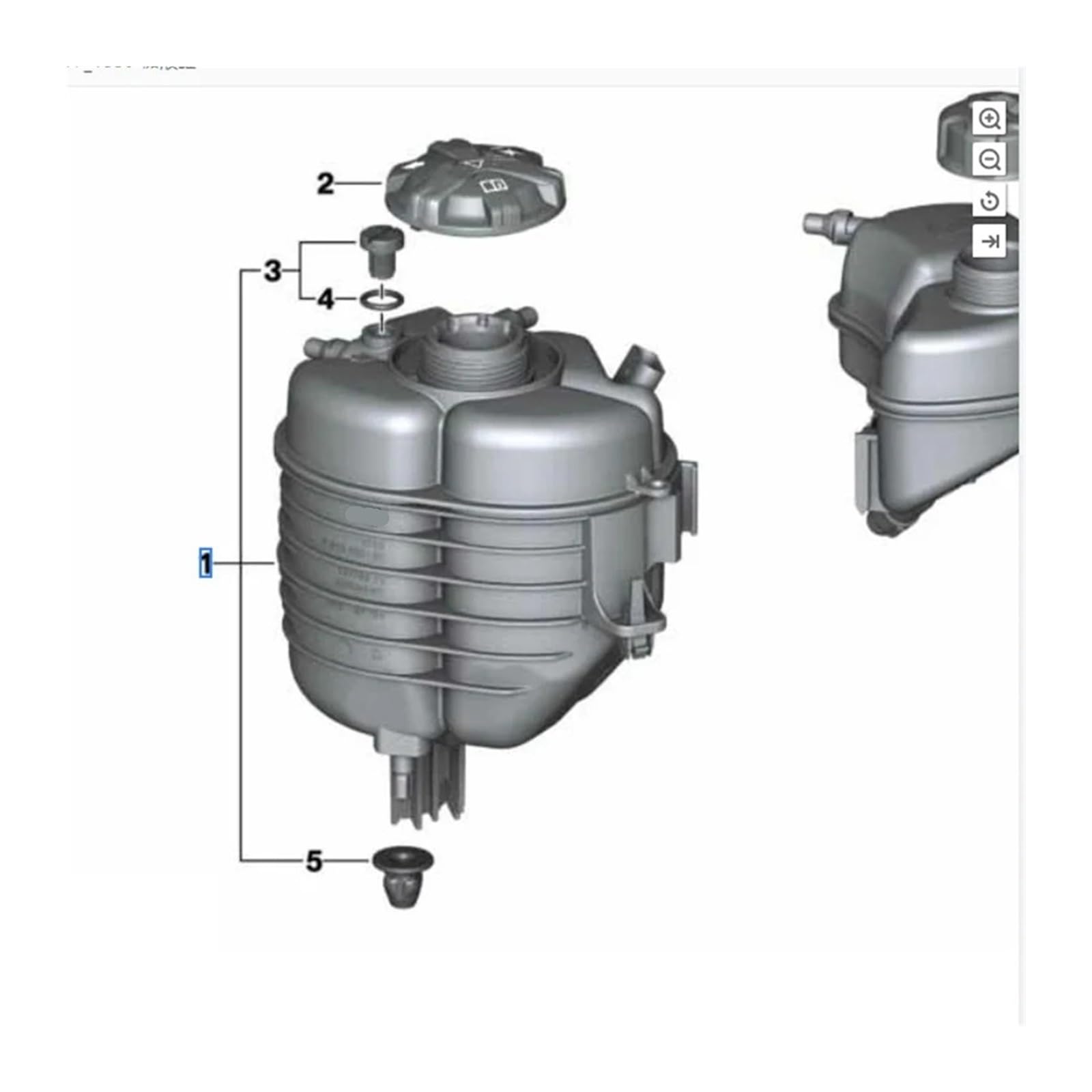 17138610652 Bollitore di espansione del liquido di raffreddamento antigelo for G20 G21 G28 G29 318d 320d 320i 330e 330i 325li 2019-2022
