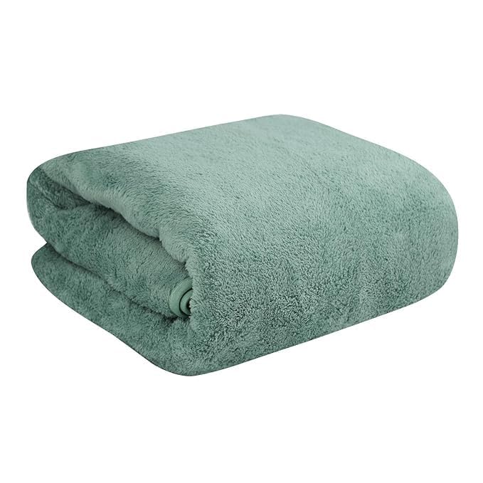 Image of Fezora Microfiber Bath Towel for Men & Women - Large Size 70x140 cm, 400 GSM, Ultra Soft, Quick Dry, Lightweight & Super Absorbent Towel for Bathroom, Gym, Spa, Travel & Swimming (Firozi)