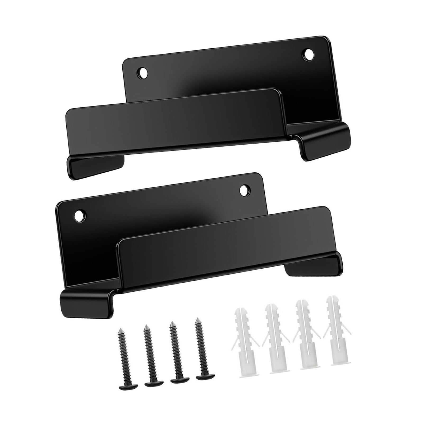Kalttoy 2 Heavy Duty Wall Mounted Hooks for Ladder Storage and Garage Organization Steel Construction with Nonslip Coating Garage Storage Hooks