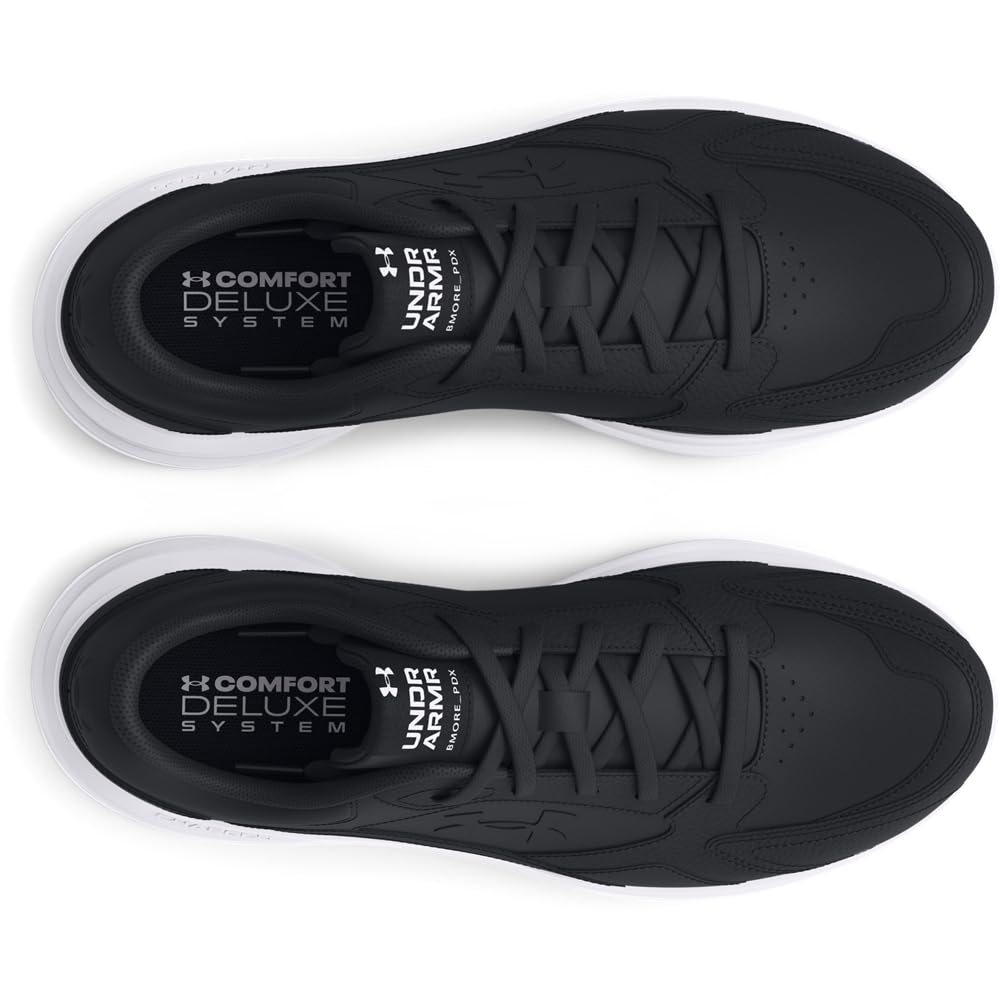 Under Armour Herren Edge Leather Shoes Schwarz 49.5 – Ansicht 4