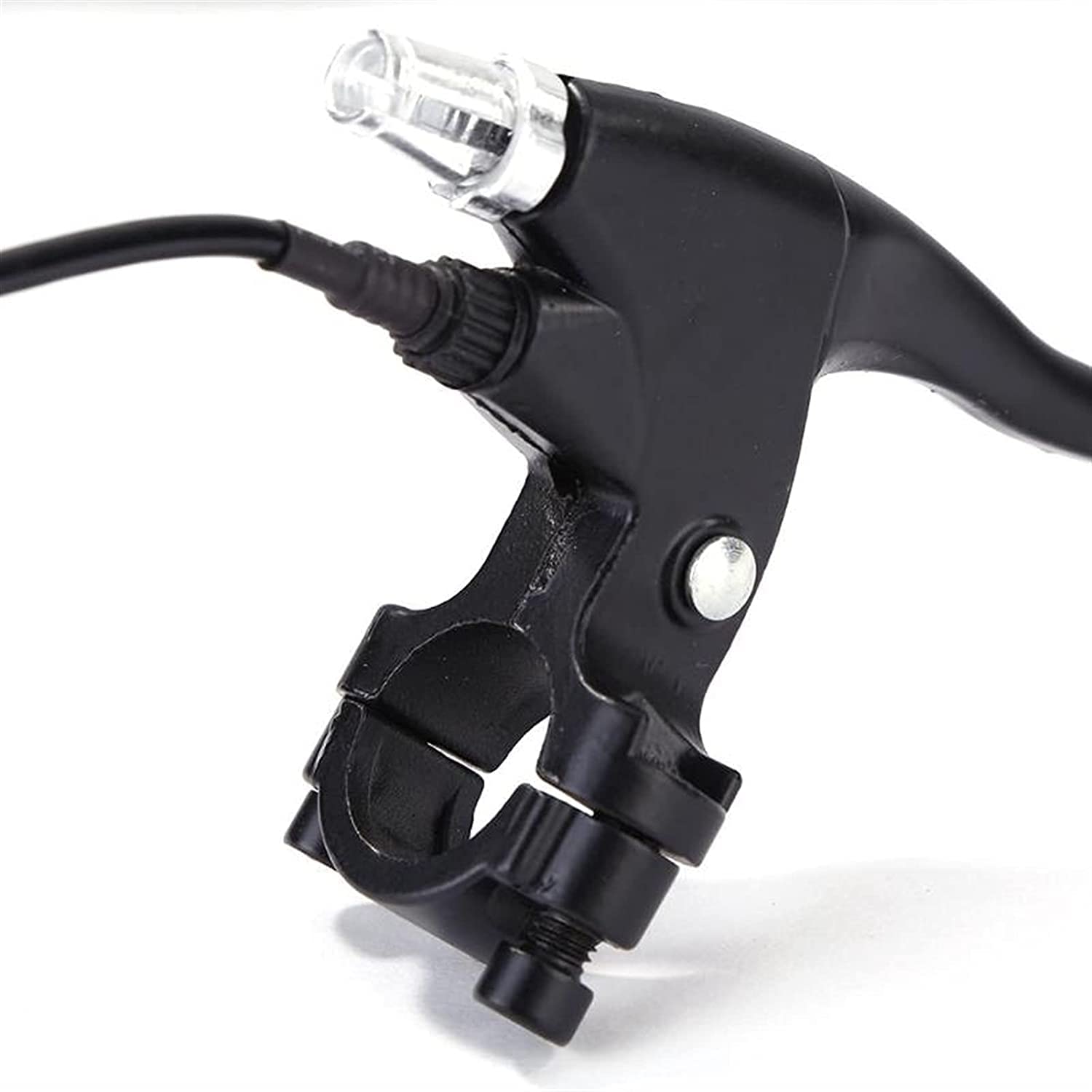 1 par de manijas de freno de bicicleta eléctrica delantera y trasera de aleación, palancas de freno de bicicleta, accesorios de ciclismo de repuesto de aleación negra, manija de freno de motocicleta