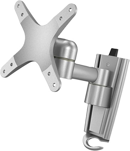 Miniatura 7 de Foldable Aluminum Alloy Wall Mount 18kg Load Capacity for 13-32 Inch Screens Space Saving Design Aluminum Televisions Mount