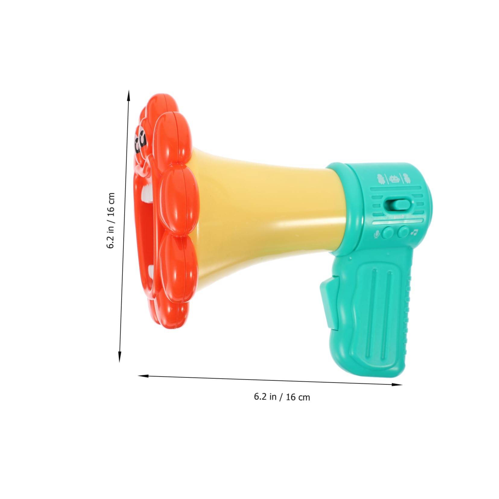 TOYANDONA Voice Changer Fun Trumpet Loudspeaker for Boys Creative Stage Performance Prop Portable Design Present for Birthday Holidays