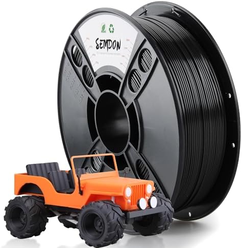 2024 New Pla Filament 1.75mm PLA Black Filament Pla Plus Bundle 1kg Spool, 3D Printer Filament Dimensional Accuracy of +/- 0.02mm and Fit Most FDM 3D Printer