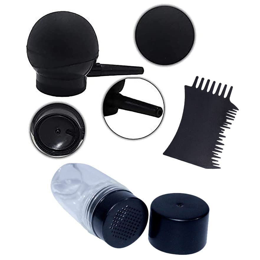 AASA Hair Fiber Spray Applicator Pump with Empty Bottle for Men and Women