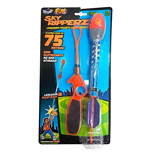 Lançador Sky Ripperz Azul - Fun Divirta-se
