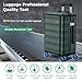 BEOW Luggage Sets 3 Piece For Men Women Expandable Hard Sided Suitcase Sets 3 Pcs With Durable Spinner Wheels Lightweight Zipper Luggage With TSA Lock Travel Luggage Set ArmyGreen 20/24/28 Inch