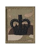 MultiCam/MTP CL Distribution Negro en Multicam/MTP Gancho (Sticky) con Rango Badge/Patch – WO2 Sargento Mayor