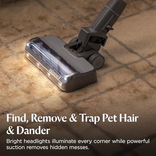 Image of Bissell PowerClean FurFinder Corded Stick Vacuum | Pet Hair | LED Headlights | Tangle-Free Brush Roll | HEPA Sealed | 30-Foot Cord | Converts to Handheld | Self-Standing | 4282K