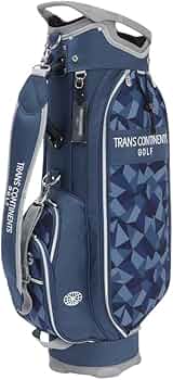 TRANS CONTINENTS/ゴルフ キャディバッグ 9型【ネイビー】新品！ TRANS CONTINENTS トランスコンチネンツ キャディバッグ 9型 6分割 3.4