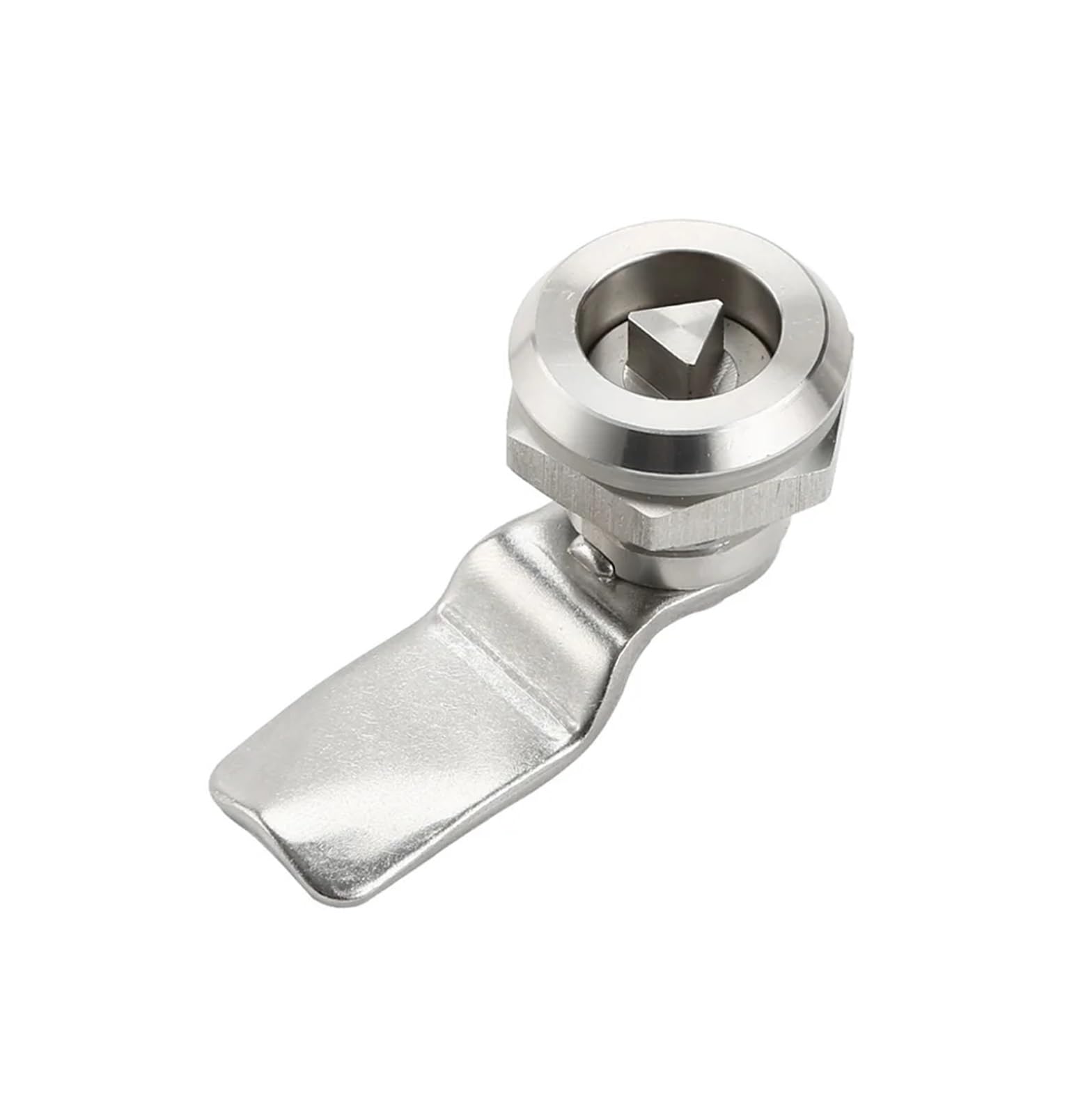 NYRXRYTCA MS705 Stainless Steel Flat Triangle Garbage Bin Distribution Box Cylindrical 304 Lock 1Pcs(Triangle)