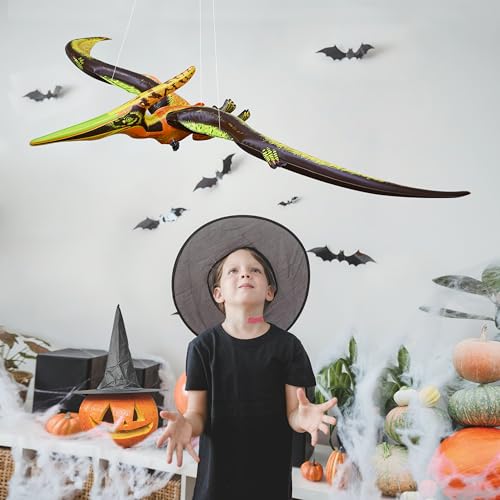 Jet Creations DI-PTE Dinosaur Pteranodon Inflatable 57" Wingspan- Great for Pool Party Decoration Birthday for Kids & Adults, Multicolor