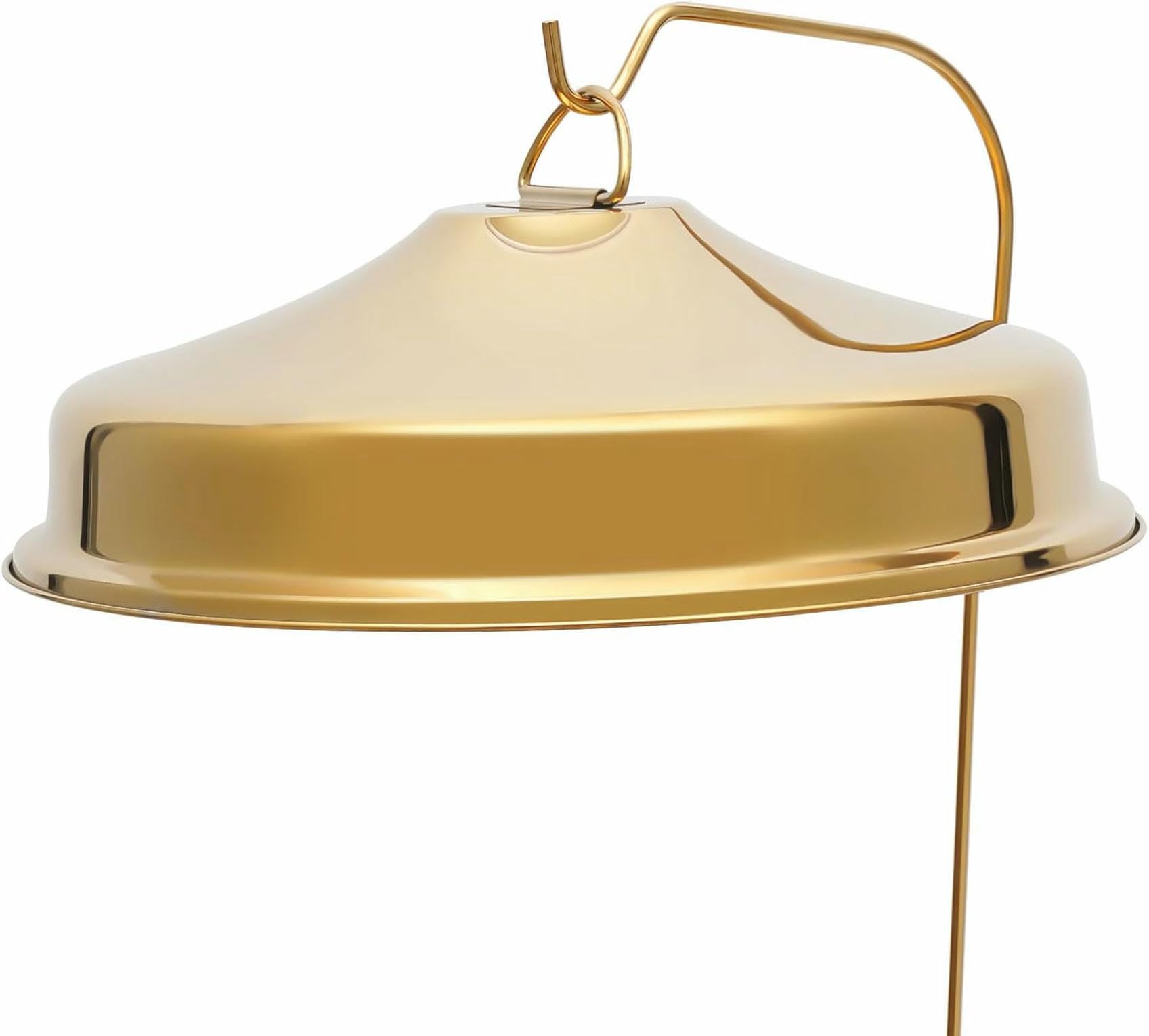 Juego de platos para bufé, calentador de alimentos redondo portátil de acero inoxidable con tapa, para restaurantes, catering, fiestas, color dorado