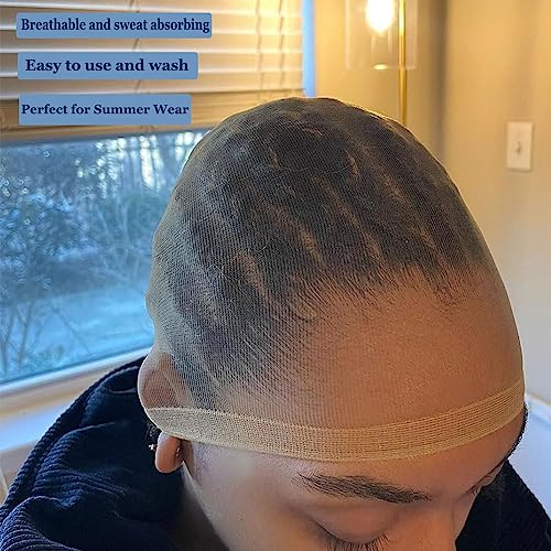 Recool Wig Band For Lace Front Wigs 2 Pieces Hd Wig Cap And One Elastic Band For Wig Wholesale (2 Pcs Hd Wig Cap With Elastic Band) #TOP3