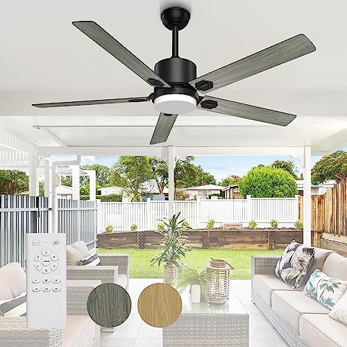 BECLOG Ceiling Fan with Lights, 60" Ceiling Fans with Lights