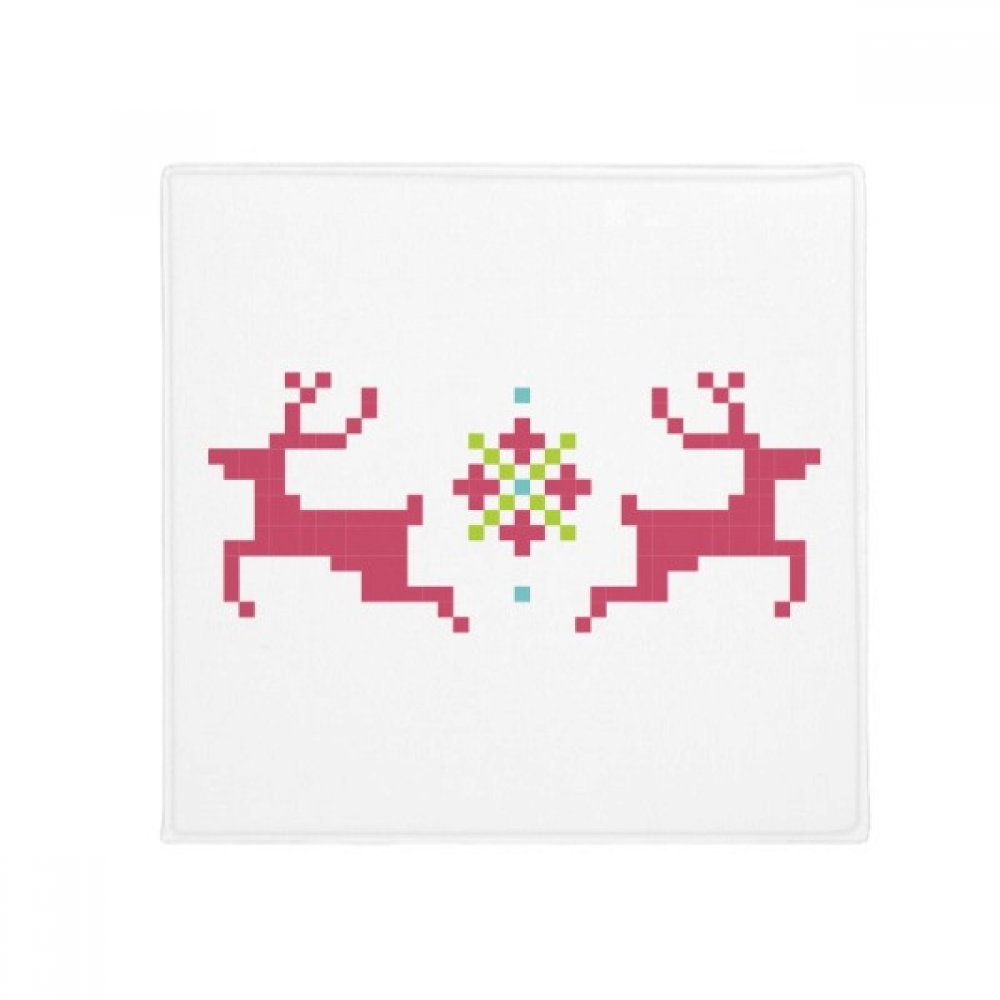 Cadeau Noël cerf tapis pixel pour égayer la chambre ou l'entrée de vos proches