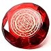 Produktbild Panotophia Tachyonen Diamant Merkaba rot 45 Energie 1. Chakra Erzengel Uriel