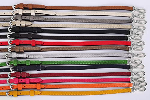 Image of LIVE UP Full Grain Purse Strap Genuine Leather Replacement for Cross Body Bag Handbags