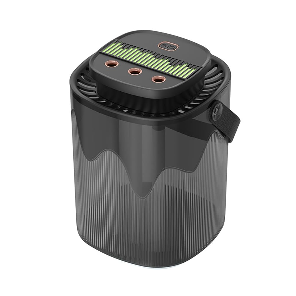 Hndhbfgrt Home Bedroom Atomizer 3L Large Capacity Air Humidifier USB Silent Desktop Aerator Aroma Diffuser 3 Jet Mist Sprayer