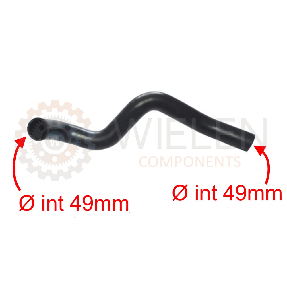 WIELEN Compatible con manguito Intercooler Tubo de aire DACIA LOGAN SANDERO II RENAULT MEGANE SCENIC II 1.5 DCI 8200384940