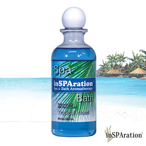 inSPAration Spa and Bath Aromatherapy 370X Spa Liquid, 9-Ounce, Tropical Isl