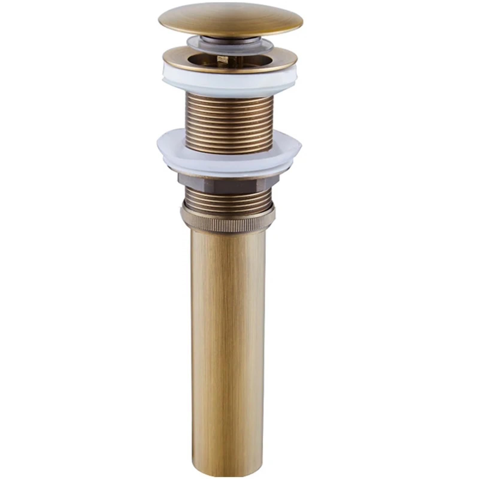 1pcs Sink Drain with Overflow Pop Up Drain