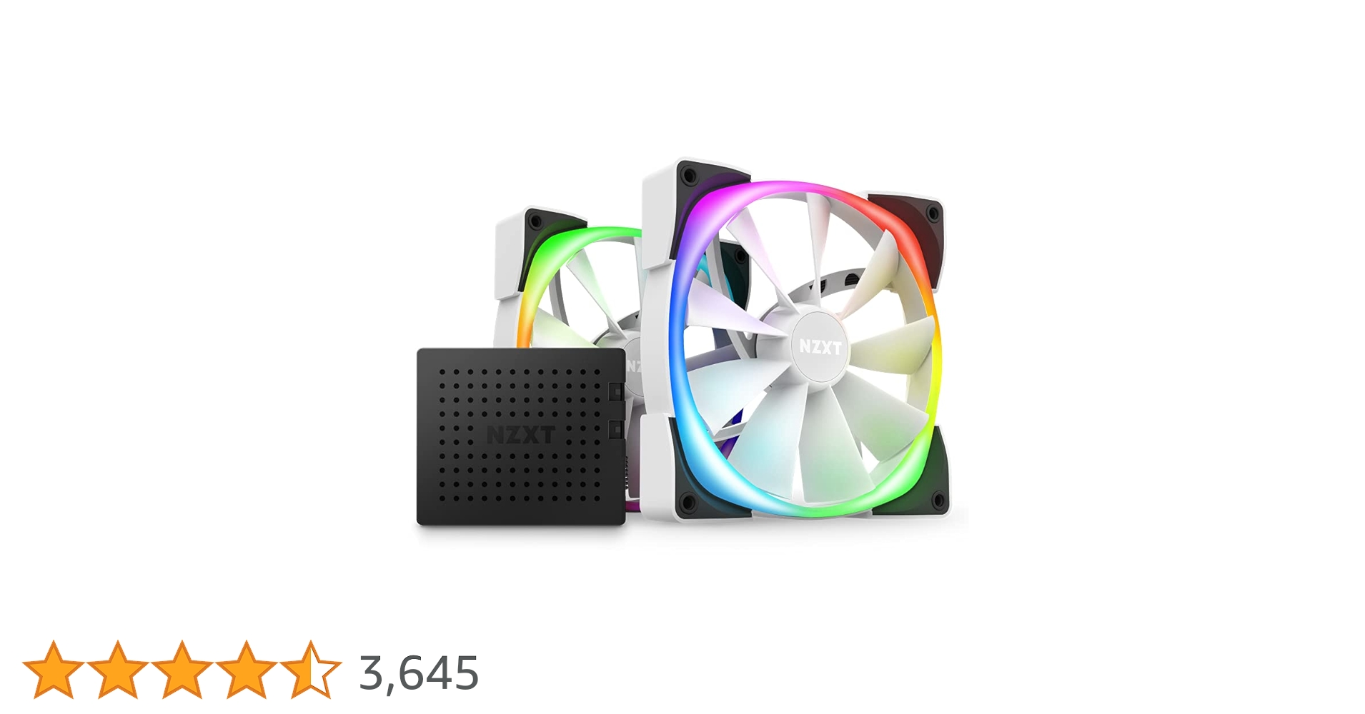 NZXT AER RGB ホワイト　ファン　まとめて　ほぼ新品 Amazon | NZXT Aer RGB 2 2本セット ホワイト PCケースファン