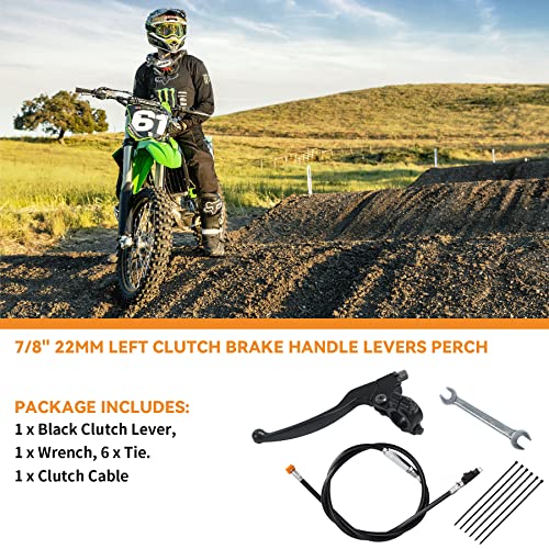 Stylemafia 7/8 Inch Handlebar Left Clutch Lever And 39 Inch Clutch Cable With Adjuster Compatible With 50Cc 70Cc 90Cc 110 Cc 125Cc Tao Tao Ssr Apollo Dirt Pit Bikes(Black) thumb #5