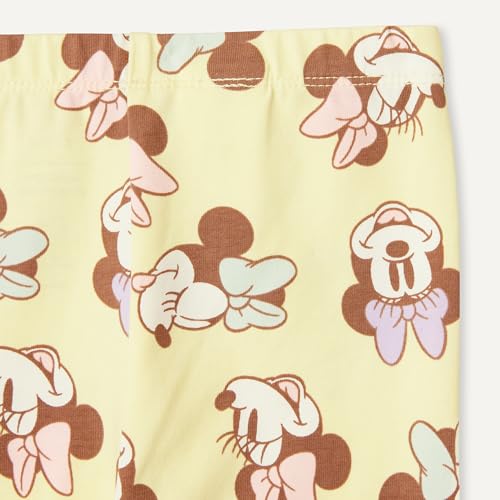 Image of Amazon Essentials Girls' Cotton Stretch Leggings, Multipacks